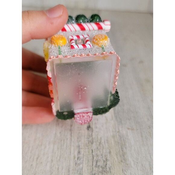 Hallmark 1984 sugar plum Cottage glitter ornament Xmas gingerbread man - Picture 7 of 7